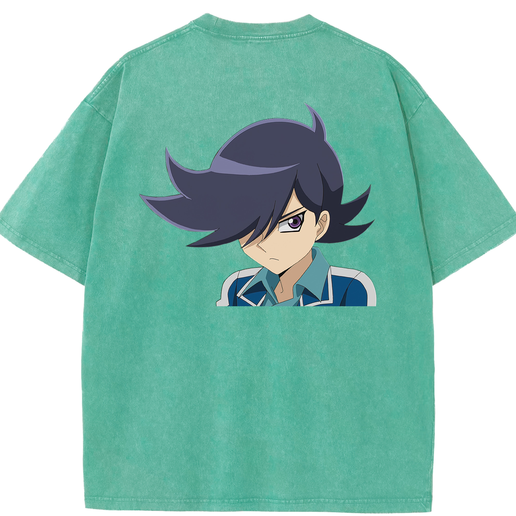 （画像用） 遊☆戯☆王 Yu-Gi-Oh! 綿100% ヴィンテージ風 半袖Tシャツ（背面プリント）